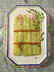 Molde de gelatina de cerámica Intrada vintage colgante de pared 9,5""x7,25"" de Italia - Imagen 1 de 7