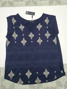 Cable & Gauge Damen Kurzarm Shirt mit geteiltem Ausschnitt dunkelblau Gr. L Neu mit Etikett - Bild 1 von 10