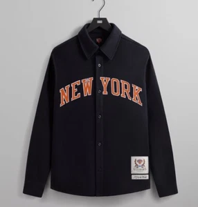 Kith for the New York Knicks Felted Jersey Apollo Shirt Nocturnal Men’s Size XL - Picture 1 of 8