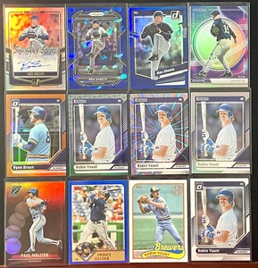 EDDIE MATHEWS 2025 Donruss OPTIC BLACK CIRCLES PRIZM - Milwaukee Brewers Lot 9 - Picture 1 of 17