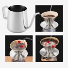 Tassen Teewerkzeug Edelstahl -Tropfkaffeekanne Bequemer Und Sicherer Griff