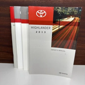 2013 Toyota Highlander Owner's Manual OEM - Bild 1 von 1