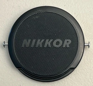 Nikon Nikkor Nippon Kogaku Japan 52mm Pin Snap On Cap NICE Free USA Shipping - Picture 1 of 3