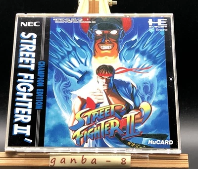 Street Fighter II: Champion Edition (PC Engine TurboGrafx-16 ,1993) from japan - Image 1 of 4