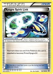 Pokémon Kyogre Spirit Link XY Primal Clash 132/160 Uncommon Light Play LP Card S - Picture 1 of 2