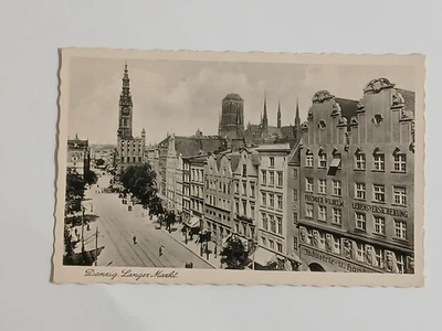 AK Danzig Gdansk Langer Markt - Bild 1 von 2