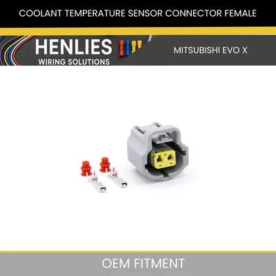 Mitsubishi EVO X - Coolant Temperature Sensor Connector Female - Image 1 of 4
