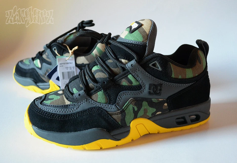 Rare DC THRASHER limited edition skate shoes kalis osiris es 2001 d3 camo og dvs - Imagen 1 de 4