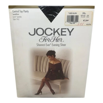 Esmoquin pequeño negro Jockey For Her Control Top 1996 pantimedias estilo 1962 Foto 1 de 2
