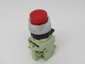 Generic 22.5mm Extended Momentary Red Push Button Switch 1NO 1NC 10A 250VAC NOP - Picture 1 of 4