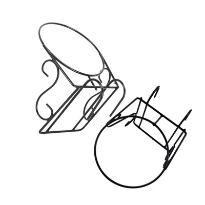  2 Pcs Blumenkasten Geländer Blumentopf Halterung Blumentopfhalter - Bild 1 von 4