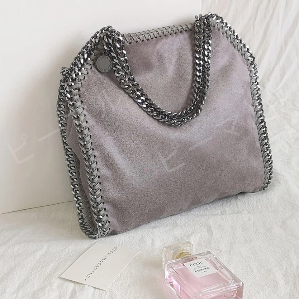 Bolso de Hombro Stella Mccartney Imitación Cuero Falabella Auténtico Gris Mujeres Reino Unido 127860 Foto 1 de 4