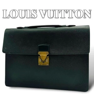 LOUIS VUITTON Serviet Green Briefcase 8676 - Picture 1 of 9