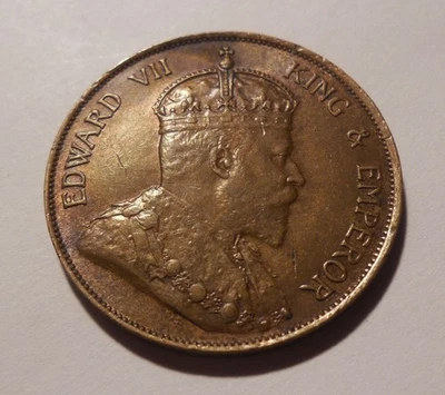 Hong Kong 1 Cent 1902 H Gorgeous Luster - Image 1 of 4
