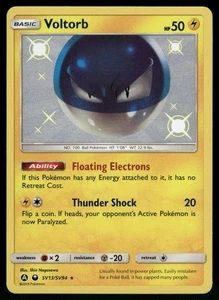 Voltorb Shiny Holo Rare Hidden Fates: Shiny Vault SV13/SV94 NM - Picture 1 of 2