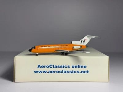 Aeroclassics 1:400 Braniff International Boeing 727-100 N7279 Orange Jellybean Foto 1 de 2