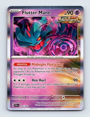 Flutter Mane Holo SV05: Temporal Forces 078/162 NM/LP - Image 1 of 2