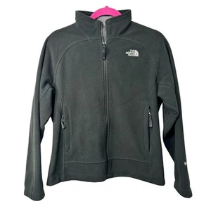 The North Face Windwall Girl's Size LARGE Black Full Zip Fleece Cozy Outdoors - Picture 1 of 10