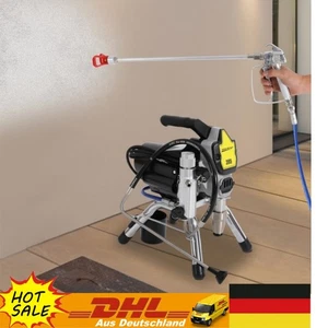 1800W Hochdruck Airless Spritzmaschine Farbsprühgerät Luftfreies Spritzgerät - Bild 1 von 18