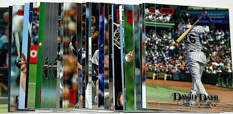 2019 Stadium Club Baseball Red Parallel Singles - Pick From Drop Menu  - Image 1 of 1