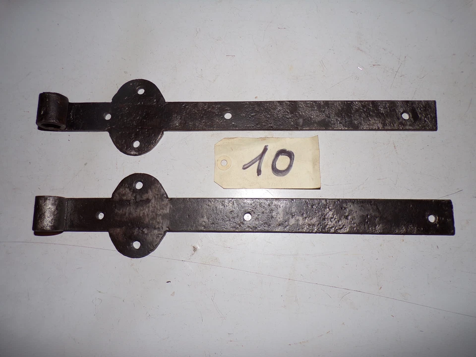 Pentures, charnières,  anciennes en fer forgé - Photo 1/1