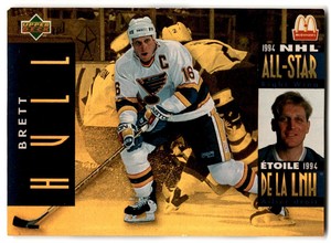 1994-95 Upper Deck McDonald's Brett Hull #MCD-13 St. Louis Blues