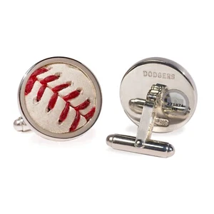 Los Angeles Dodgers Game Used Baseball Cufflinks - Picture 1 of 1