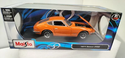 Die Cast Maisto Special Edition Datsun 1:18 Orange 1971 Datsun 240Z - Boxed - AF - Image 1 of 4