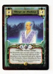 Shiryo no Asahina L5R Leyenda de los Cinco Anillos CCG Tiempo del Vacío 1997 - Imagen 1 de 2