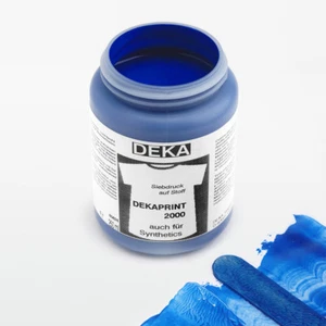 250ml DEKAPRINT Siebdruckfarbe Hellblau | Siebdruck | Farbe für Textildruck - Bild 1 von 1
