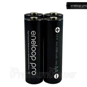 4 x Panasonic Eneloop PRO AA batteries Rechargeable 2500mAh Ni-MH High capacity - Picture 1 of 1