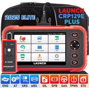 2025 LAUNCH CRP129E PLUS Elite OBD2 Scanner Diagnostic Tool TPMS Injector Coding - Picture 1 of 27