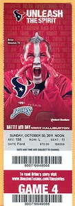 FULL TICKET! 10/30/11 TITANS/JAGUARS - Picture 1 of 1