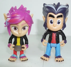 PJ Masks Wolfy Kids Figure Set Howler & Rip Girl Official Jointed Just Play - Picture 1 of 8