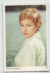gum card karte - Portrait Ruth Leeuwerik Nr. 77 aus der Serie  - Bild 1 von 1