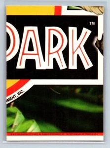 Jurassic Park 1993 Topps # 8 - Velociraptor Sticker Karte - Bild 1 von 2