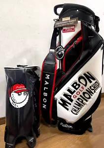 Malbon Golf Caddy Bag 2024 Golf Stand Bag Negro Marca Con 2 Cubiertas Capucha Express - Imagen 1 de 9