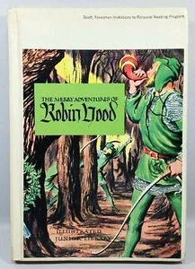 Vintage THE MERRY ADVENTURES OF ROBIN HOOD Hardcover Book By Howard Pyle | 1952 - Foto 1 di 9