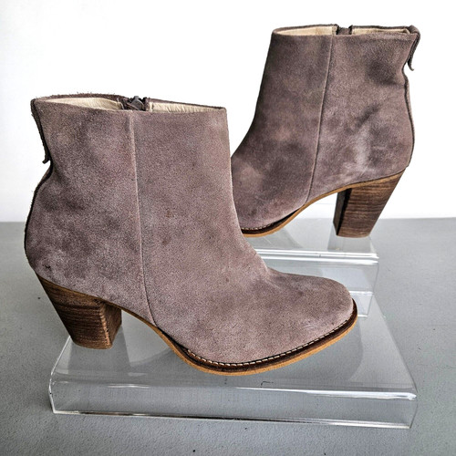 ALEXANDER MCQUEEN Stivaletto Maya McQueen beige scamosciato. Taglia 10 5