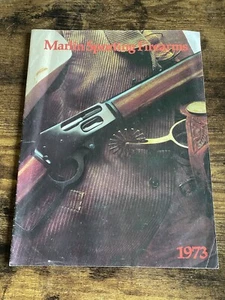 Vintage 1973 Marlin Sporting Firearms Hunting Outdoor Catalog Magazine Book - Picture 1 of 2