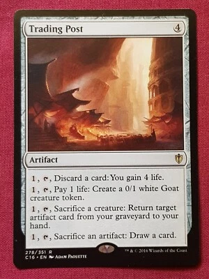 Magic The Gathering COMMANDER 2016 C16 TRADING POST artifact card MTG - Image 1 of 2