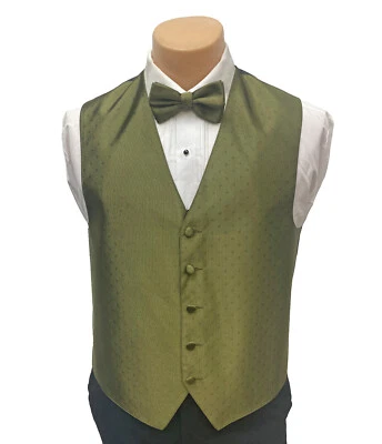 Men's Lauren Ralph Lauren Fern Green Tuxedo Vest with Choice of Tie - Image 1 of 4