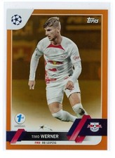 2022-23 Topps UEFA Club Competitions 1st Edition Orange Foil Timo Werner /25