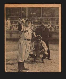 1948 Swell The Babe Ruth Story Trading Card #15 Dramatic Home Run