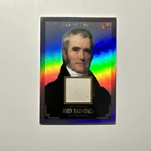 2023 PEZZI DEL PASSATO STORICO PREMIUM JOHN MARSHALL RELIQUIA CARTOLINA - Foto 1 di 2