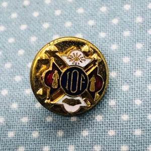 Pin de solapa esmaltada IOF Independent Order of Foresters de colección Tie Tac - Imagen 1 de 2