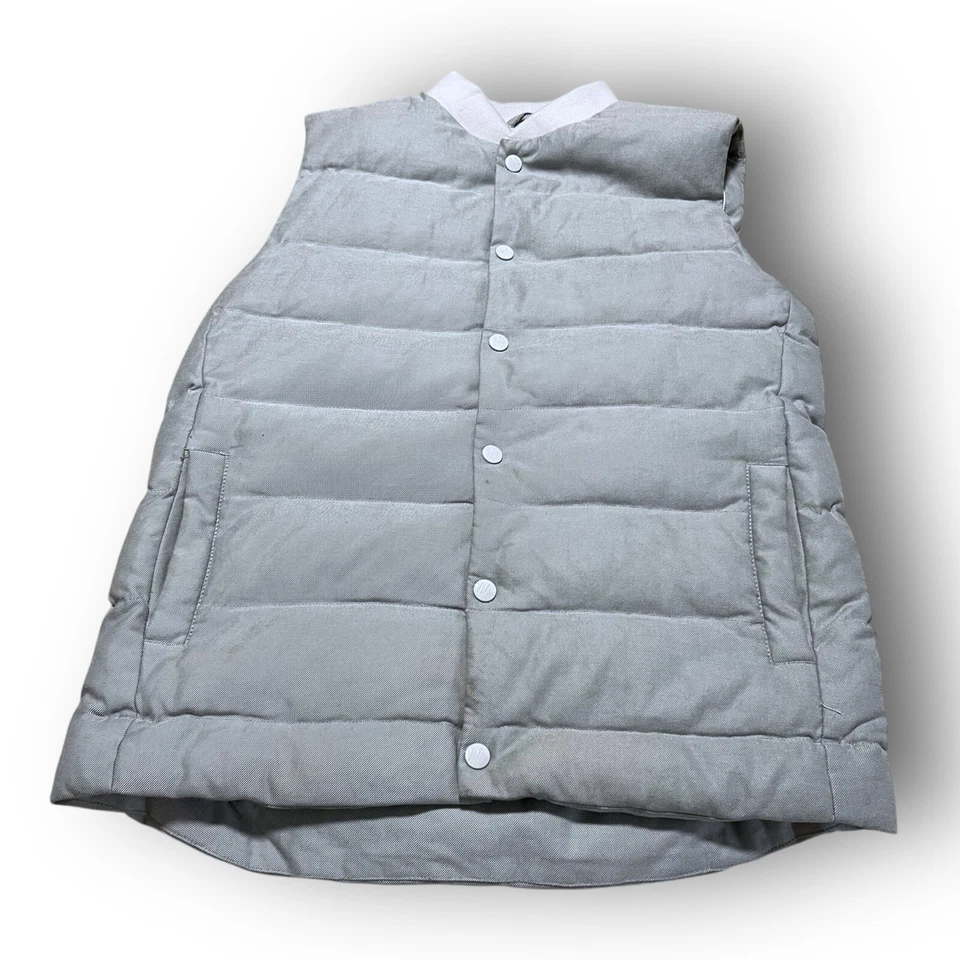 Mizzen+Main Puffer Jacket Mens Large Gray Vest Casual Comfort Outdoor Classic - Image 1 of 4