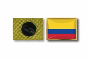 pins pin's flag national badge metal lapel backpack hat button vest colombia - Picture 1 of 1