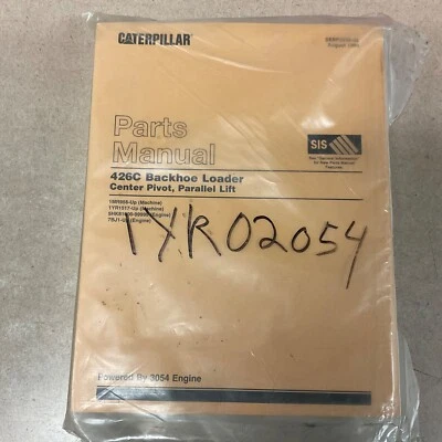 CAT Caterpillar 426C PARTS MANUAL BOOK CATALOG TRACTOR BACKHOE LOADER sn 1MR 1YR - Image 1 of 4