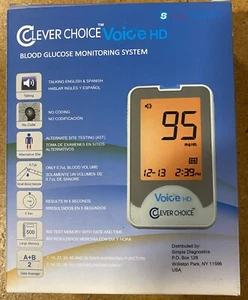 Clever Choice Voice HD Blood Glucose Monitor - Picture 1 of 7